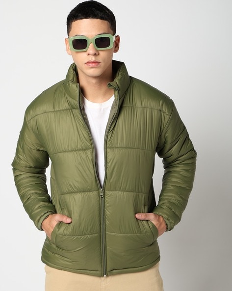 #YOUSTA - Men Relaxed Fit Puffer Jacket