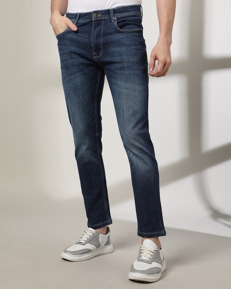 #DNMX - Men Lightly Washed Slim Fit Jeans
