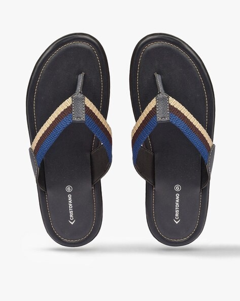 #CRISTOFANO - Thong-Strap Slip-On Sandals