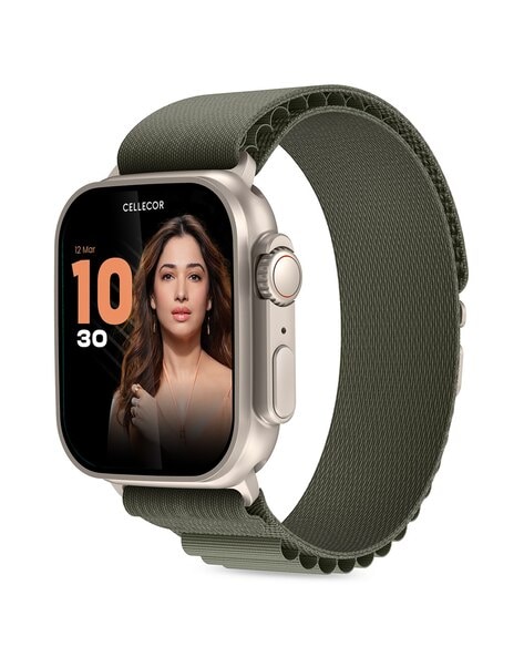 #CELLECOR - M4 Rush 1.91" HD Display 600 Nits Bluetooth Calling AI Voice Smart Watch-M4-Watch-Brown