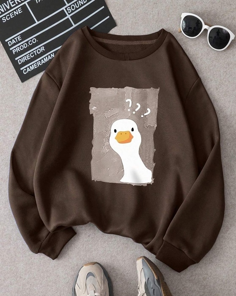 #FERYLONDON - Women Graphic Print Regular Fit Sweatshirt
