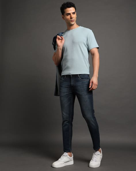 #JOHNPLAYERSJEANS - Men Lightly Washed Slim Fit Jeans