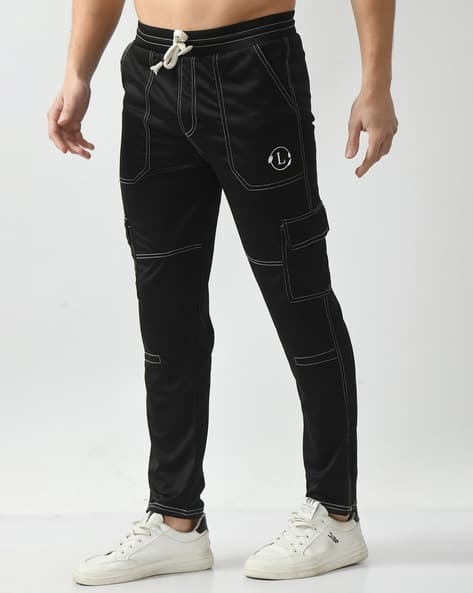 #LINARIA - Men Slim Fit Flat-Front Cargo Pants