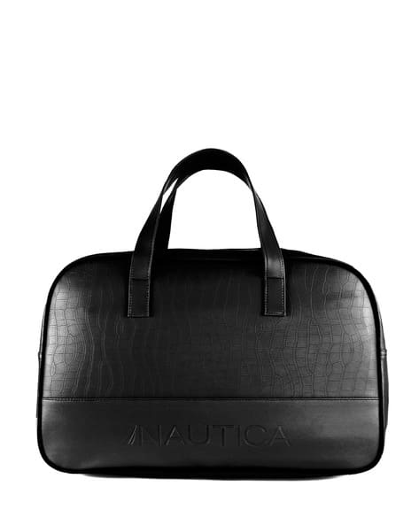 #NAUTICA - Croc-Pattern Duffle Bag with Dual Handle