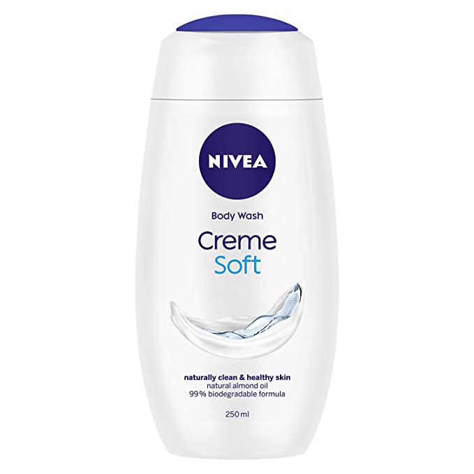 Nivea Women Body Wash, Creme Soft Shower Gel, With Almond Oil For Soft Skin, 250ml