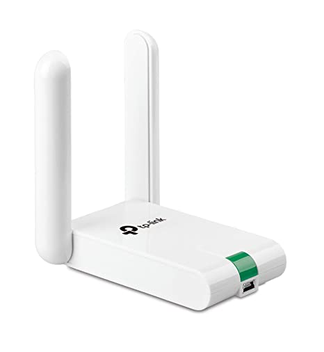 TP-Link USB WiFi Dongle 300Mbps High Gain Wireless Network Wi-Fi Adapter for PC Desktop and Laptops. Supports Win10/8.1/8/7/XP, Linux 2.6.24-4.9.60, Mac OS 10.9-10.15 (TL-WN822N)