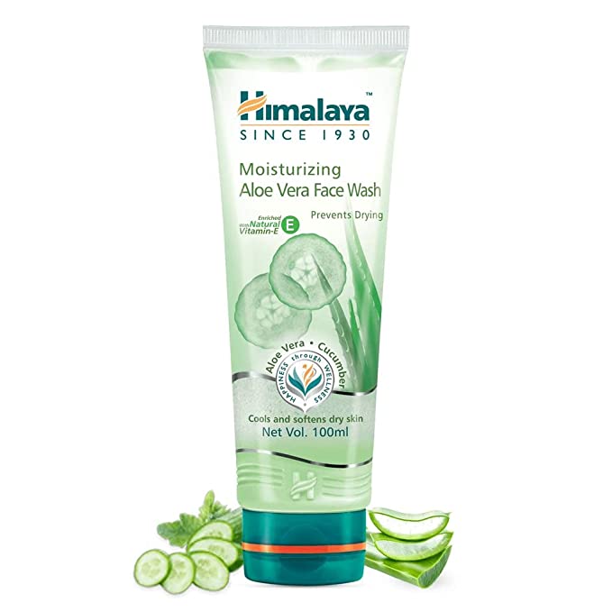 Himalaya Herbals Moisturizing Aloe Vera Face Wash,100ml