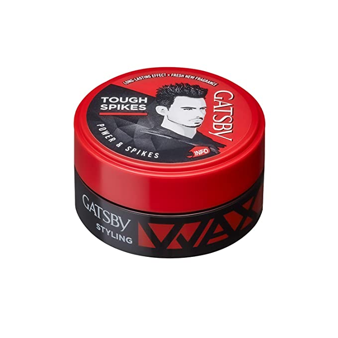 Gatsby Hair Styling Wax - Power & Spikes 25gm | For Tough & Spiky Hairstyle | Strong Hold, Volumizing Finish, Non Sticky, Anytime Re-Stylable & Easy Wash Off | Natural Shine Effect | Hair Wax For Men
