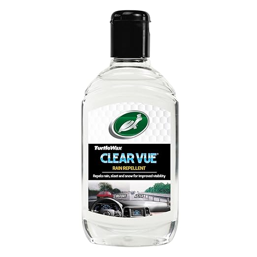 Turtle Wax Clearvue Car Rain Repellant, 300ml, Pack of 1, Improves Visibility in the Rain, Ideal for Monsoon Season for Exterior Glass Surface Including Motorbike Helmets