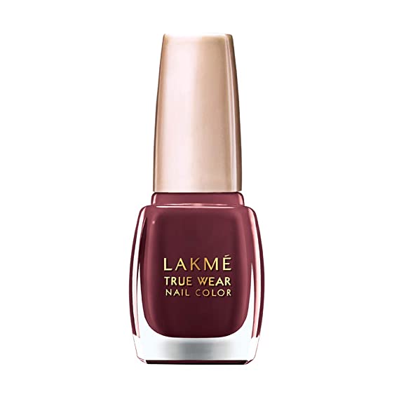 Lakmé True Wear Nail Color, Reds and Maroons 401, 9 ml