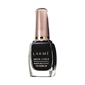 Lakme Ultimate Glam Eye Liner, Semi Matte, Quick drying, Water resistant & Smudgeproof Eye Liner, Black, 9ml