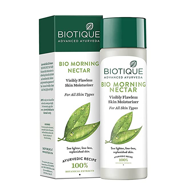 Biotique Bio Morning Nectar Visibly Flawless Skin Moisturizer, 120ml