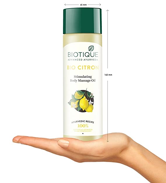 Biotique Bio Citron Stimulating Body Massage Oil, 200ml