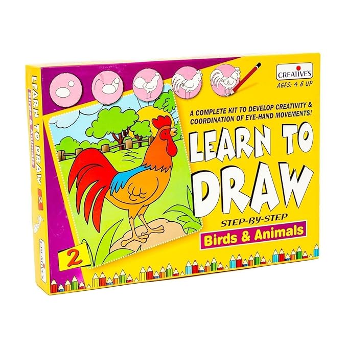 Creative's Creative Educational Aids 1039 Learn to Draw - Birds and Animals
