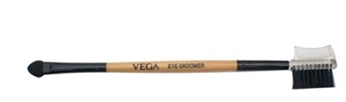 Vega 2 in 1 Mini Make up Brush, Eye Applicator and Eye Groomer