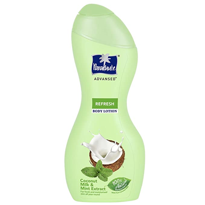 Parachute Advansed All Day Aloe Body Lotion for Women & Men, All Skin types, 250ml | Pure Coconut Milk & Aloe Vera, 100% Natural, 72h Moisturisation