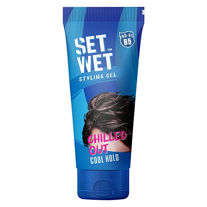 Set Wet Hair Gel for Men Cool Hold 100ml | Medium Hold, High Shine | No Alcohol, No Sulphate