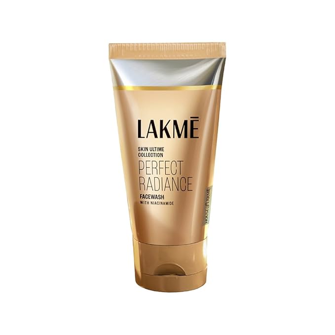 Lakme Perfect Radiance Brightening Facewash with 98% Pure Niacinamide Complex | For Glowing Skin with Glycerin | Known to Reduce Pigmentation | 50gm