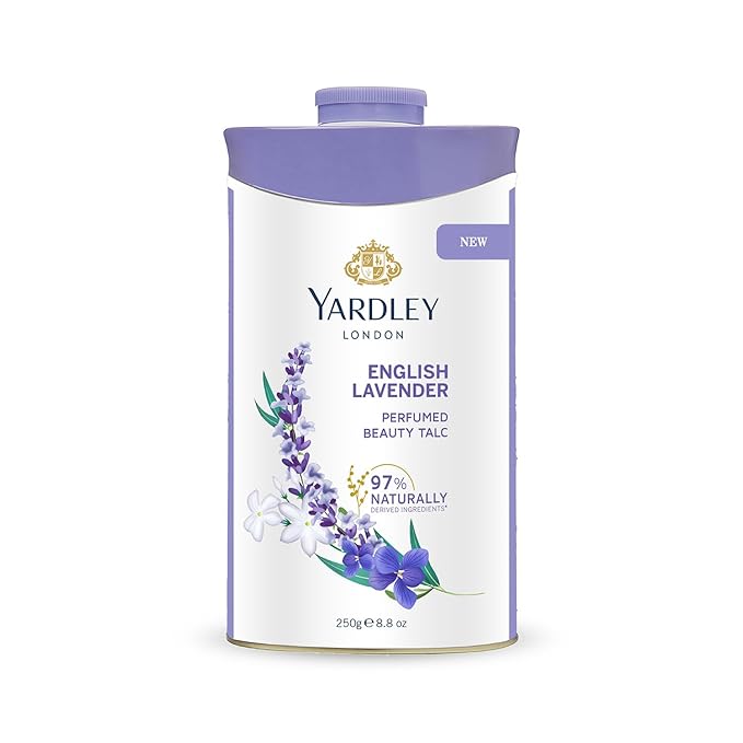 Yardley London English Lavender Perfumed Talc for Women, 250g