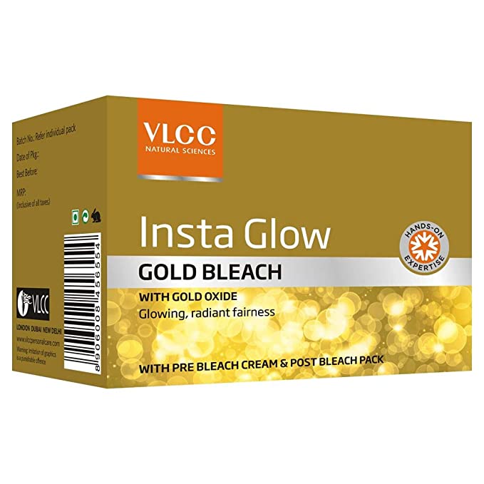VLCC Insta Glow Gold Bleach, 30gm