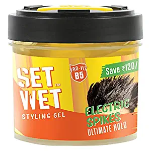Set Wet Hair Gel for Men Ultimate Hold 250ml | Extreme Hold, High Shine | No Alcohol, No Sulphate