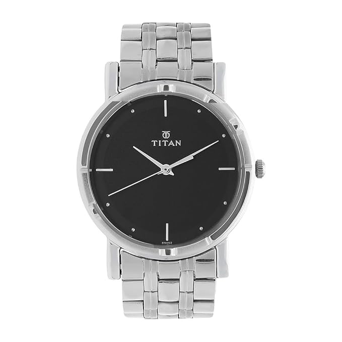 Titan Karishma Analog Black Dial Men's Watch -NM1639SM02 / NL1639SM02