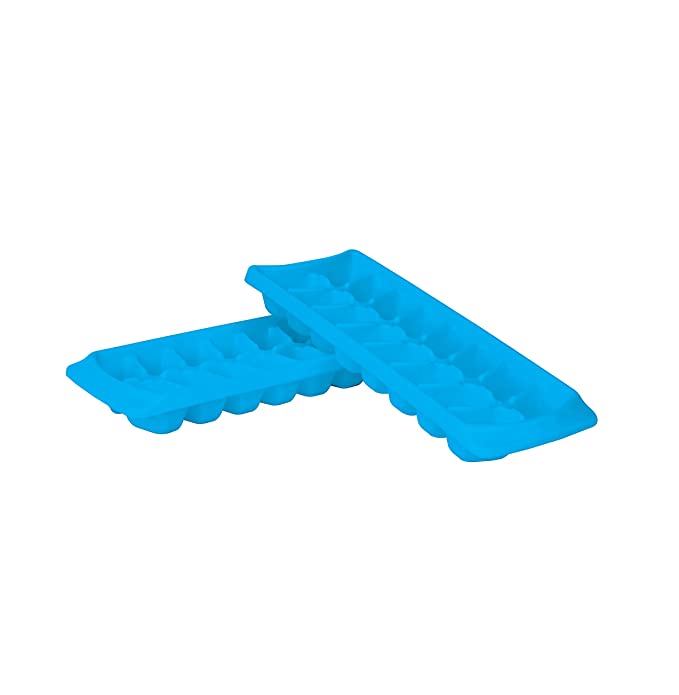 Princeware Ice Cube Tray, 2-Pieces,Blue