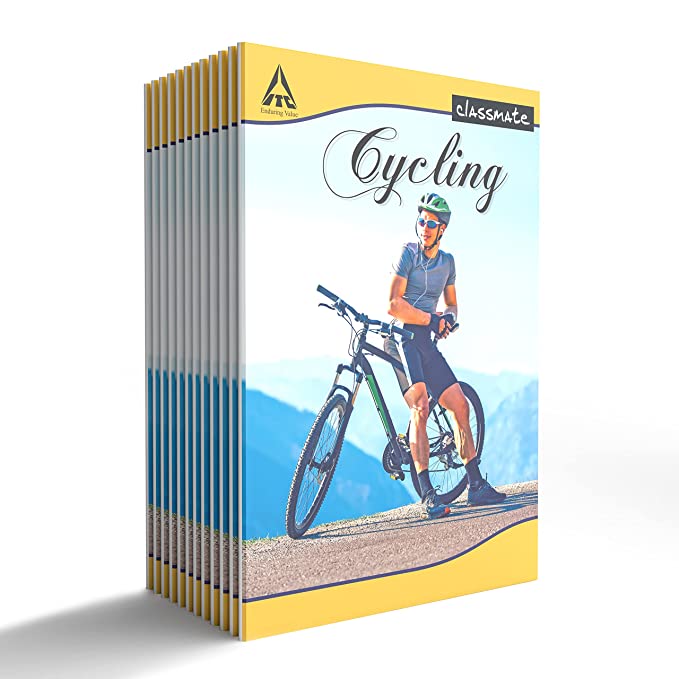 Classmate Long Notebook - 140 Pages, Single Line, 297mm x 210mm (Pack of 12)