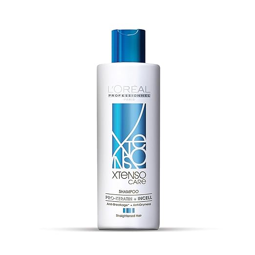 L'Oréal Professionnel Xtenso Care Shampoo For Straightened Hair, 250 ML |Shampoo for Starightened Hair|Shampoo with Pro Keratin & Incell Technology