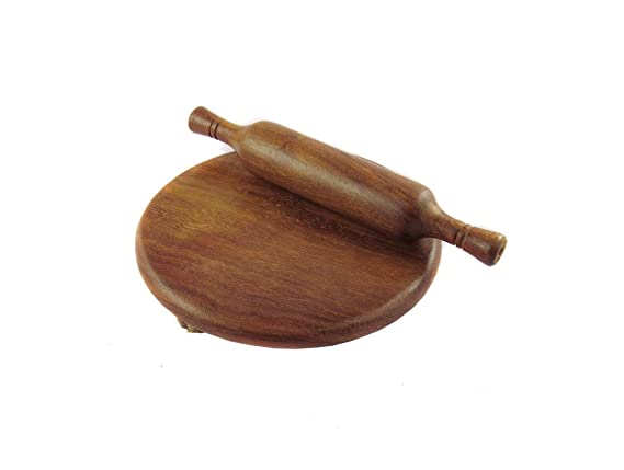 Pindia Funny Yet Beautiful Miniature Wooden chakla belan Set