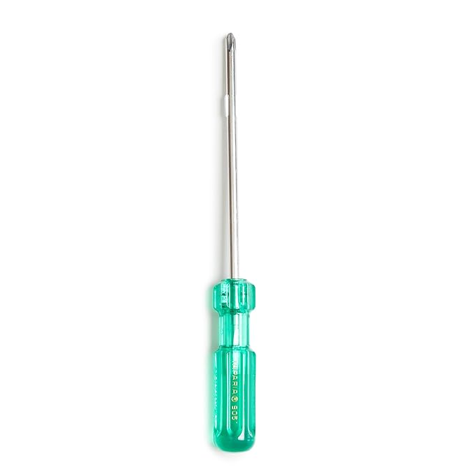 Tapria 905, 2 in 1 Screwdriver with Magnetic Tip | Overall Length 232 mm | Blade Length 140 mm | Tip Size -Star Ph2 x Slotted 6.0| Suitable for Home | DIY | Electricians and Professionals