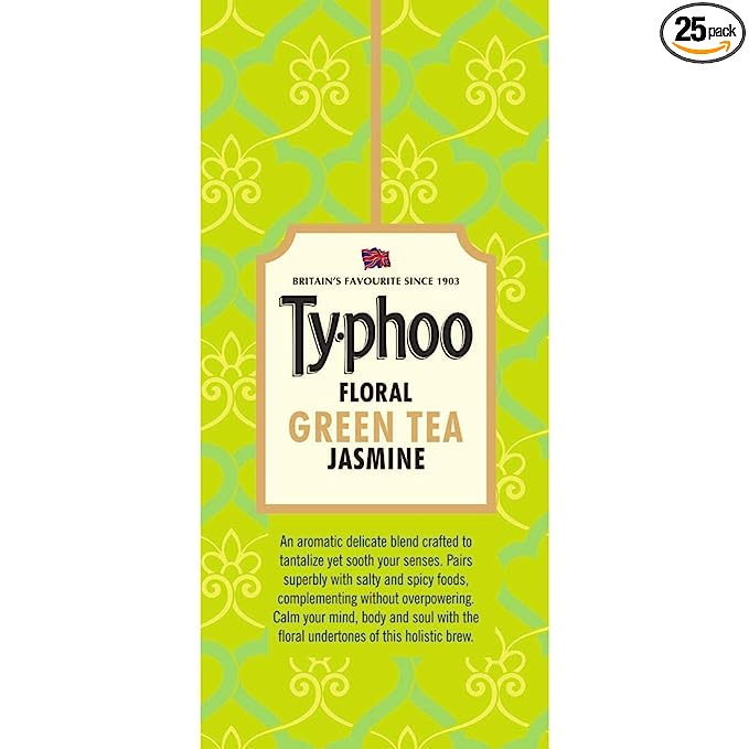 Typhoo Floral Jasmine Green Tea Bags (25 Tea Bags)