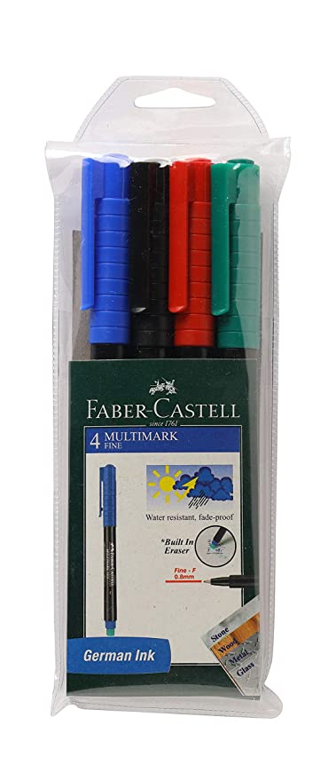 Faber-Castell Multi-Marker - Pack of 4 (Assorted)