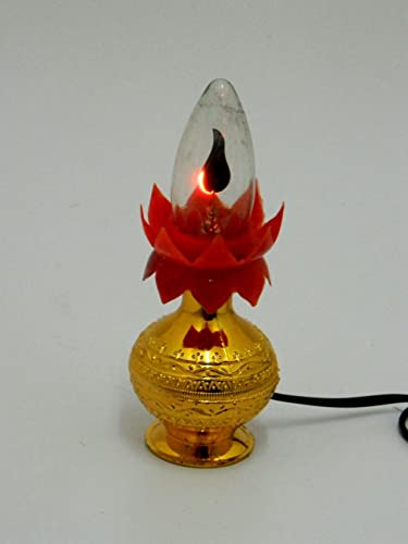 Tu Casa Electric Kalash-Set of 4(82.5x15x1cm, Plastic, Gold)