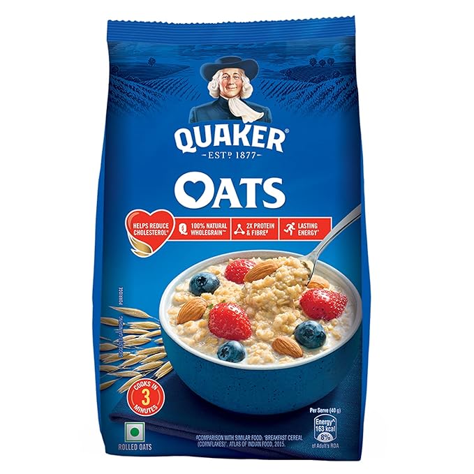 Quaker Oats 400g, Oats Natural Wholegrain