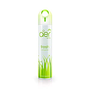 Godrej Ezee aer spray, Air Freshener for Home & Office - Fresh Lush Green (220 ml), Long-Lasting Fragrance