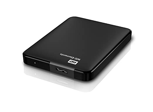 WD Elements 1TB Portable External Hard Drive, USB 3.0, Compatible with PC, Mac, PS4 & Xbox - (WDBHHG0010BBK-EESN)