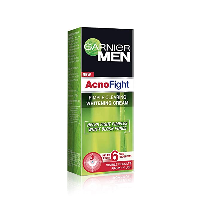 Garnier Men, Moisturiser, Brightening and Anti-Pimples, AcnoFight, 45 g