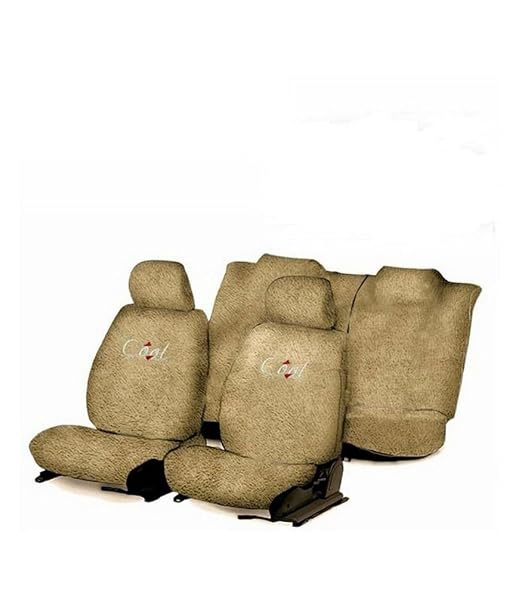 Flomaster Towelmate Seat Cover for Toyota Corolla (Set of 3, Beige) (WV0013591_140)