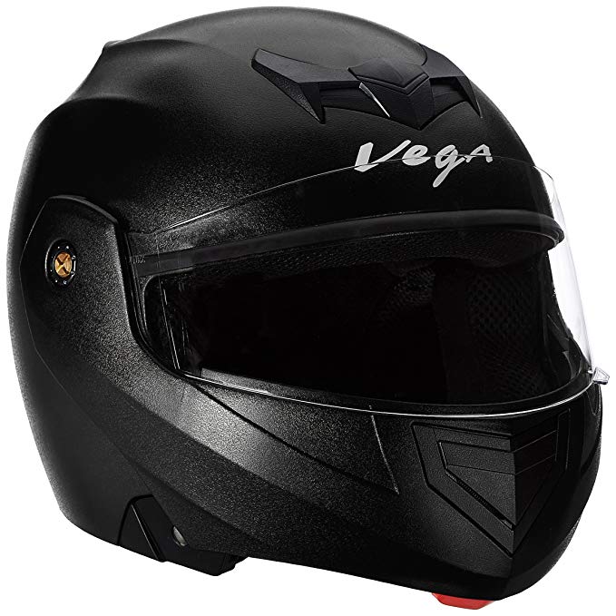 Vega Crux Flip-up Helmet (Black, L)