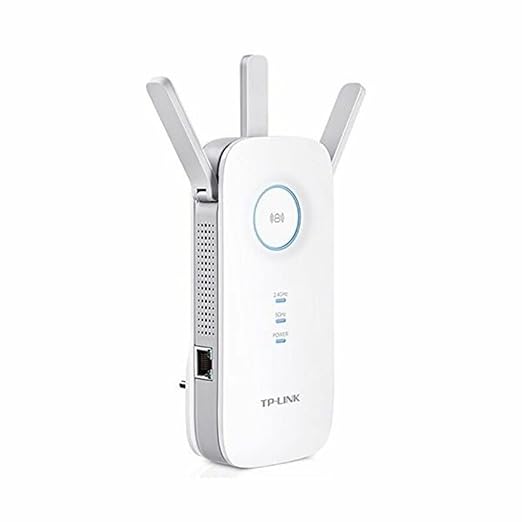TP-Link AC1750 Universal Dual Band Range Extender, Broadband/Wi-Fi Extender, Wi-Fi Booster/Hotspot with 1 Gigabit Port and 3 External Antennas, Built-in Access Point Mode, 1750Mbps Speed (RE450)