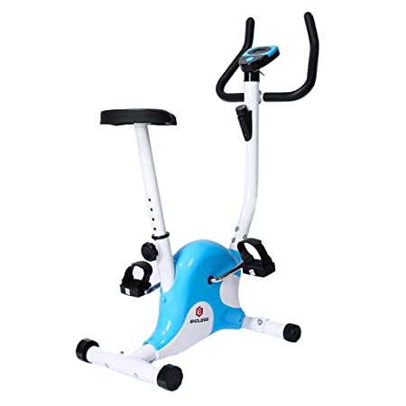 Endless EL001-02 4Kg Flywheel Upright Bike/Exercise Bike for Home Gym (Blue/White)