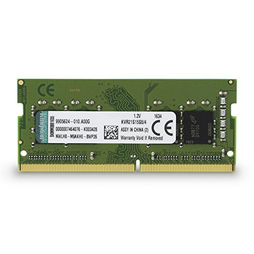 Kingston ValueRAM KVR21S15S8/4 4GB 2133MHz DDR4 Non-ECC CL15 SODIMM Laptop Memory