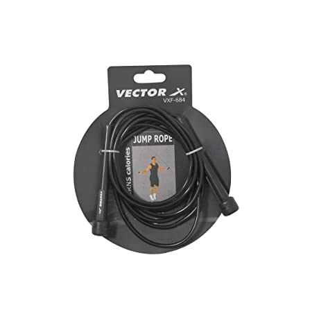 Vector X VXF 684 Skipping Rope Adjustable Jump Rope for Speed Skipping. Lightweight Jump Rope for Women, Men