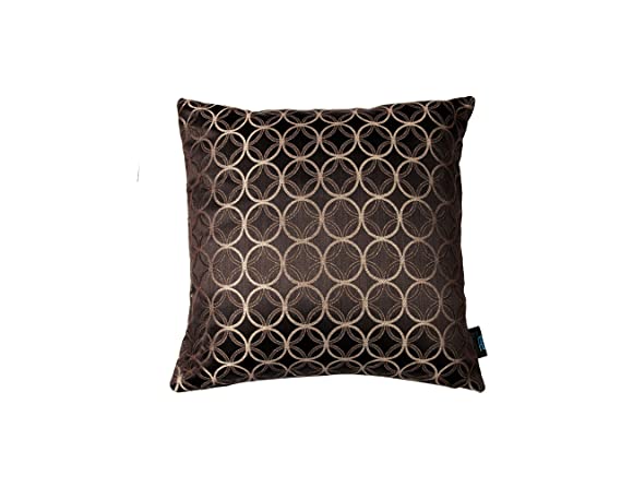 S9home Geometrical 16x16 inches Cushion Cover (Reversible)