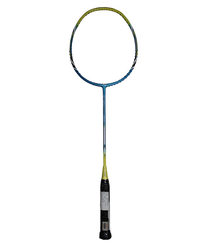 Li-Ning Power 1600 G-Force Carbon Fiber Badminton Racquet, Size S2 (Blue/Lime)