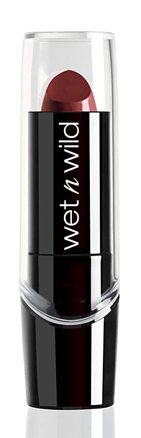 Wet n Wild Silk Finish Lipstick, Crème Finish, 3.6g - Dark Wine
