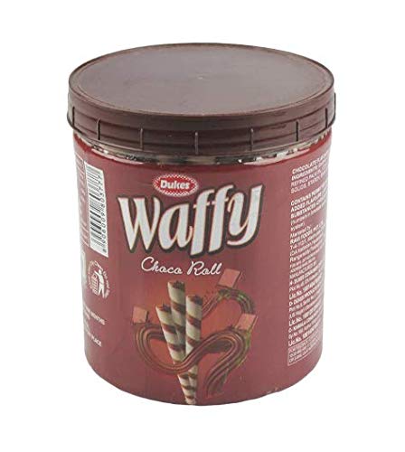 Dukes Waffy Chocolate flavoured Wafer roll Jar (250g)