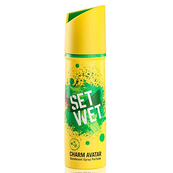 SET WET Deodorant For Men Charm Avatar Peppermint Punch, 150ml