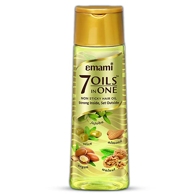 Emami 7 Oils in One Non Sticky Hair Oil Strong Inside, Set Outside 200ml